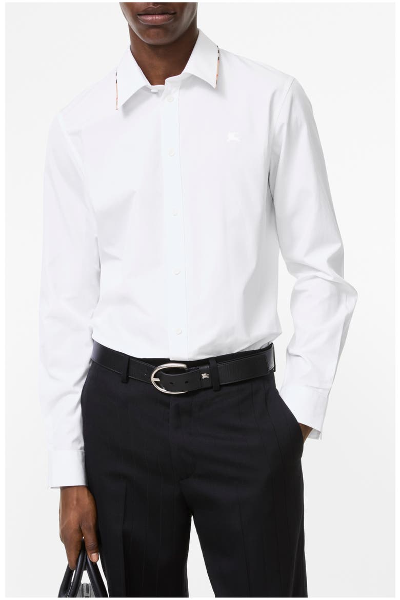 Classic Fit Cotton Poplin Shirt, Main, color, Optic white