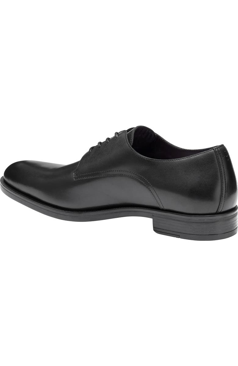 Johnston & Murphy Conlin Plain Toe Oxford, Alternate, color, Black Full Grain