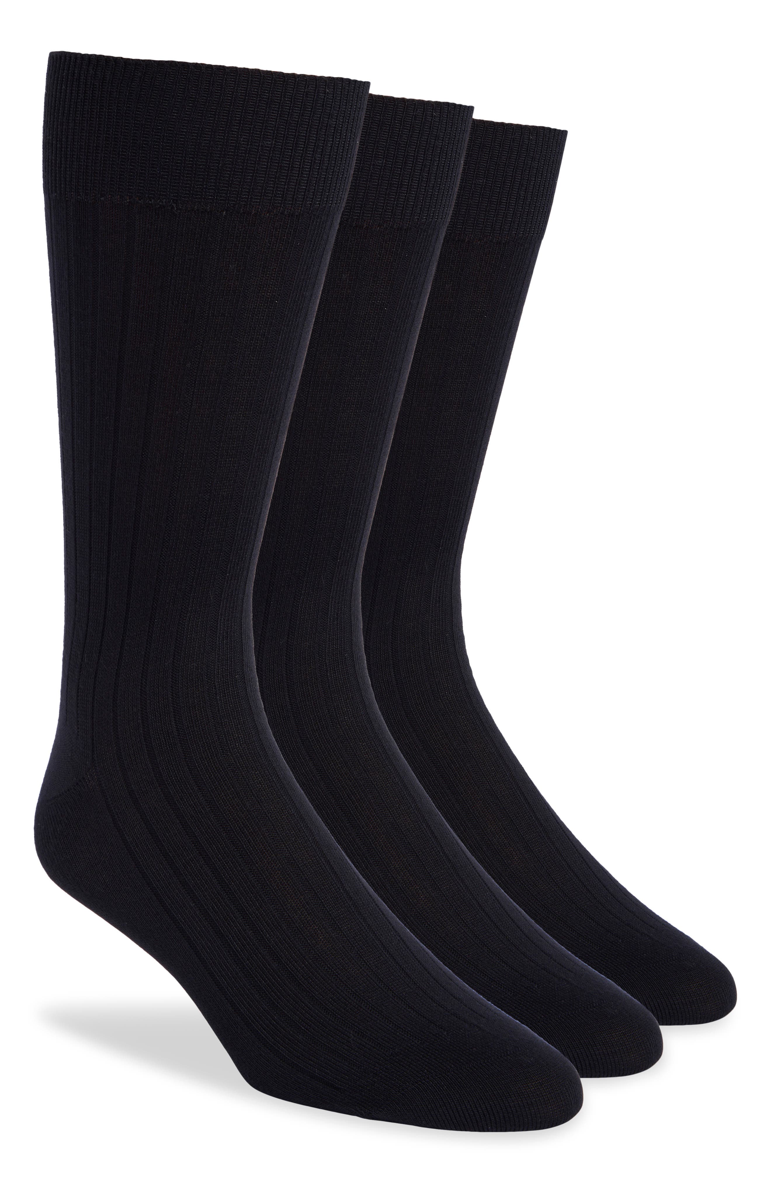 Lorenzo Uomo Assorted 3-Pack Crew Socks
