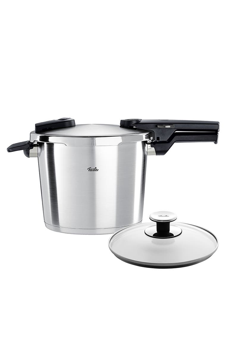 Fissler Vitaquick Premium Pressure Cooker Set and Glass Lid, Main, color,