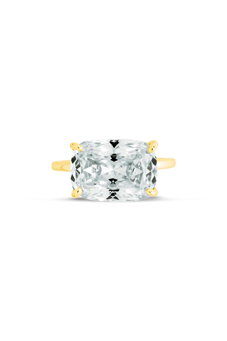 East West Cubic Zirconia Ring, Alternate, color, GOLD