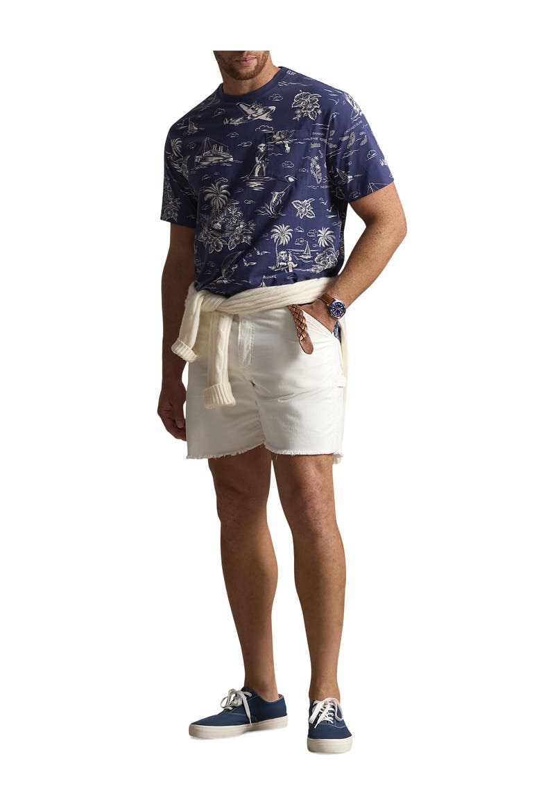 Big & Tall Printed Harbor Island Bear T-Shirt, Alternate, color, NEWPORT NAVY