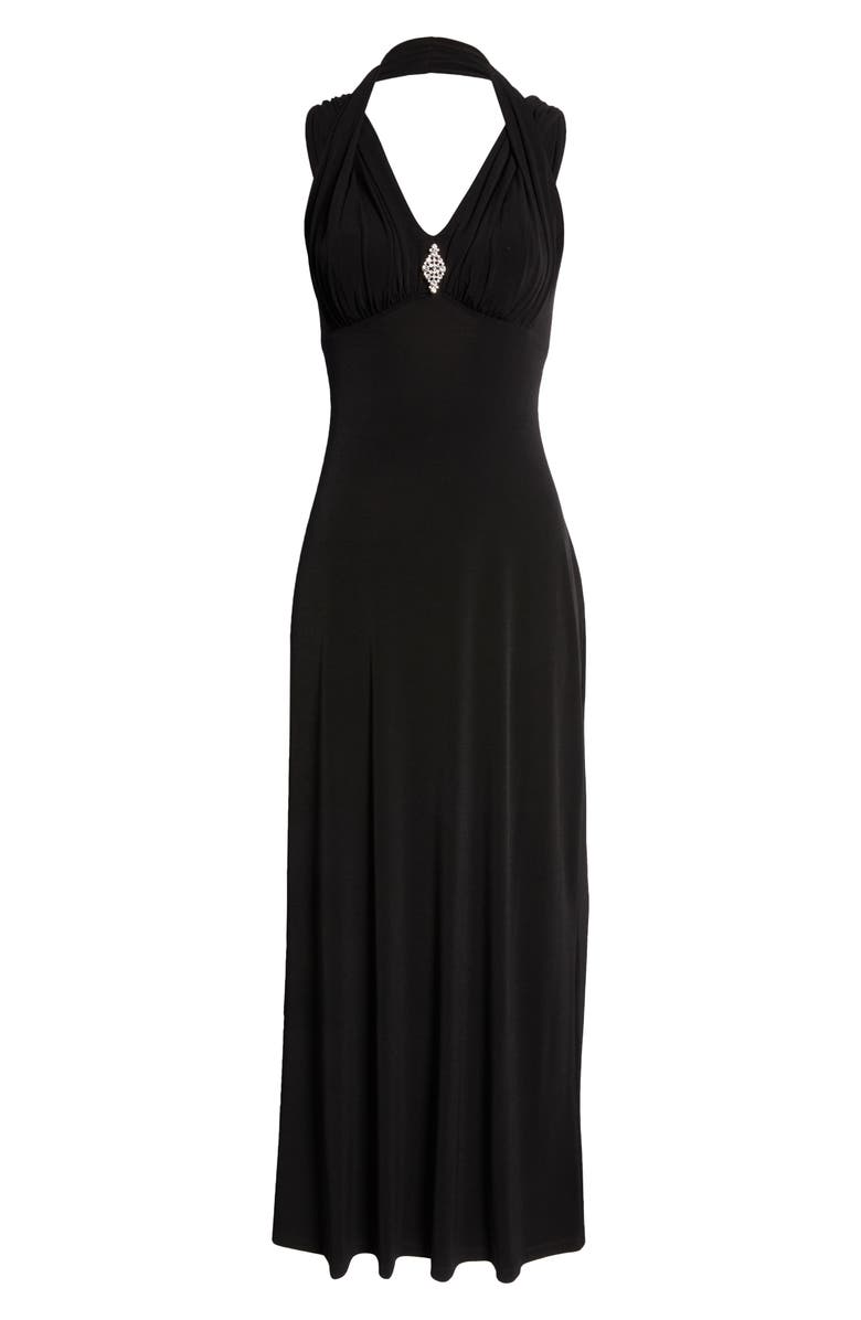 Connected Apparel Double Strap Gown, Alternate, color,