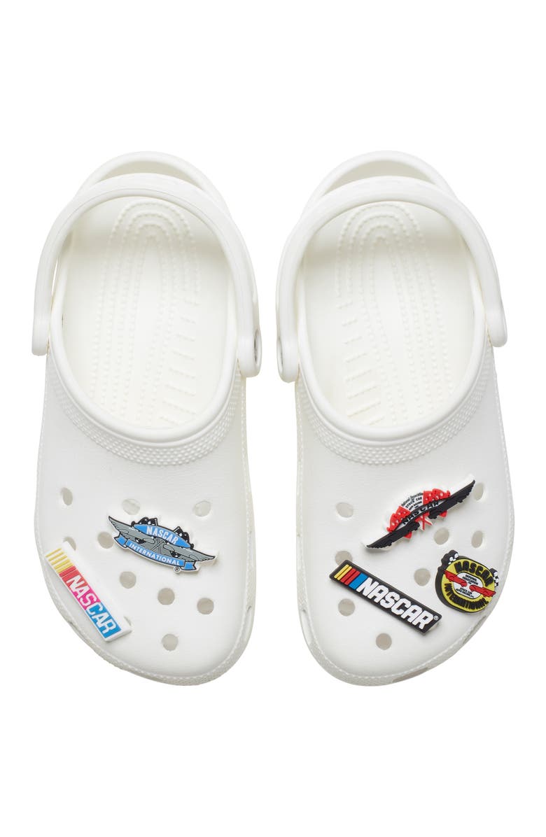CROCS NASCAR 5-Pack Jibbitz Shoe Charms, Alternate, color, Multi