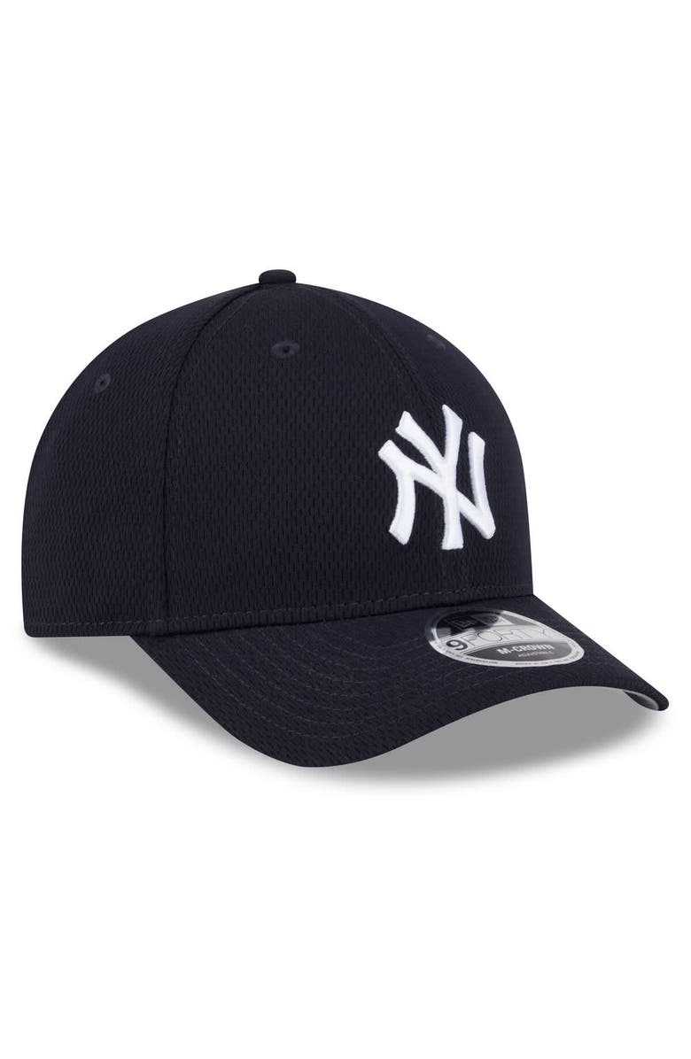 New Era Men's New Era Navy New York Yankees 2025 MLB Clubhouse 9FORTY M-Crown Adjustable Hat, Alternate, color,