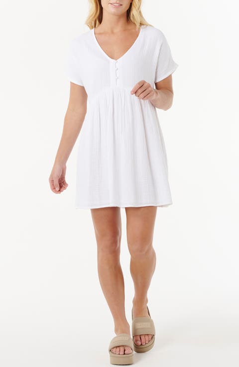 Premium Surf Cotton Gauze Babydoll Dress