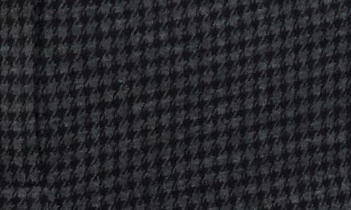 Ookie & Lala Plaid Knit Trousers In Black/grey
