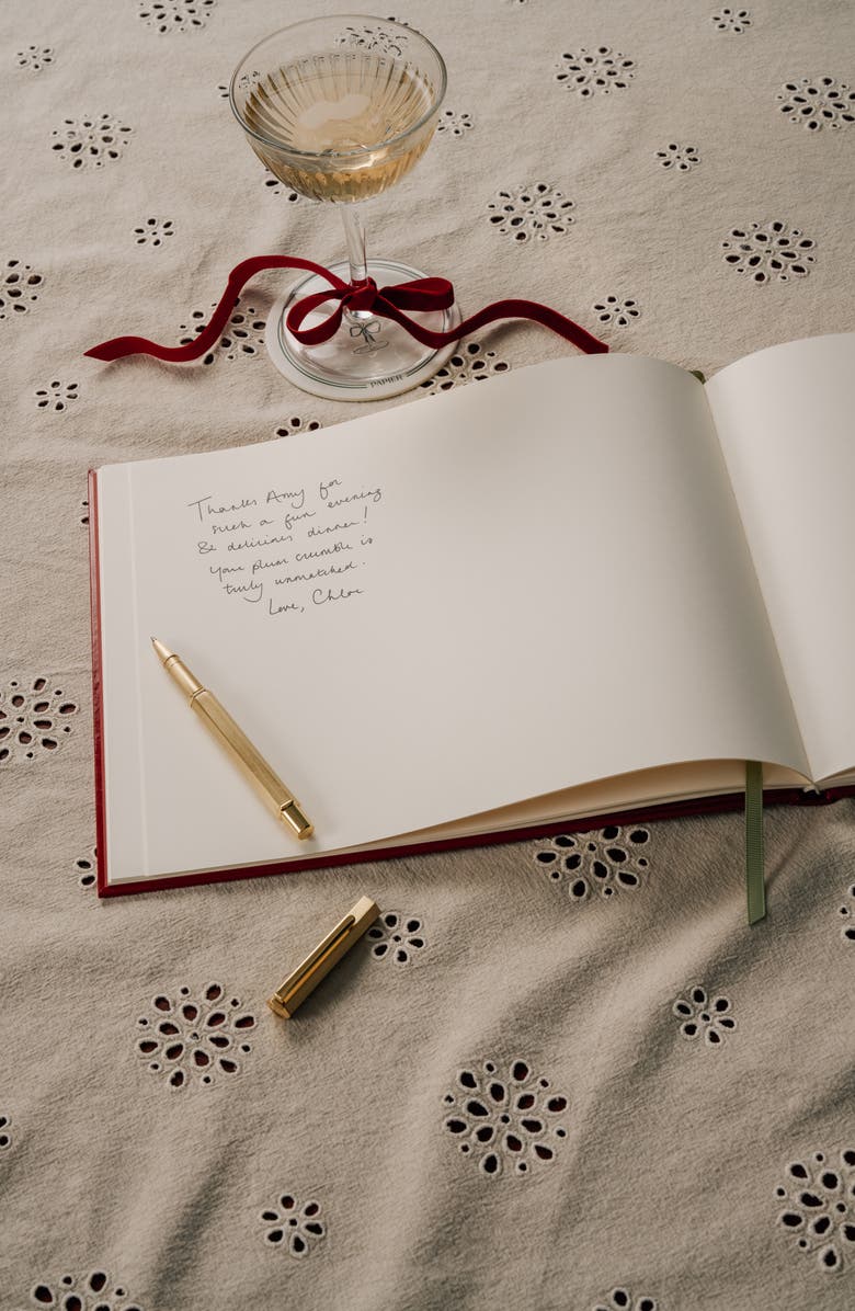 Papier Cherry On Top Guestbook, Alternate, color,