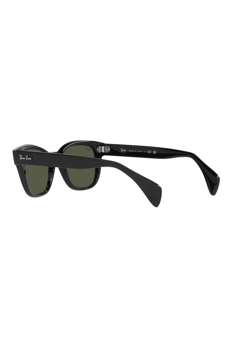 52mm Wayfarer Sunglasses, Alternate, color, BLACK