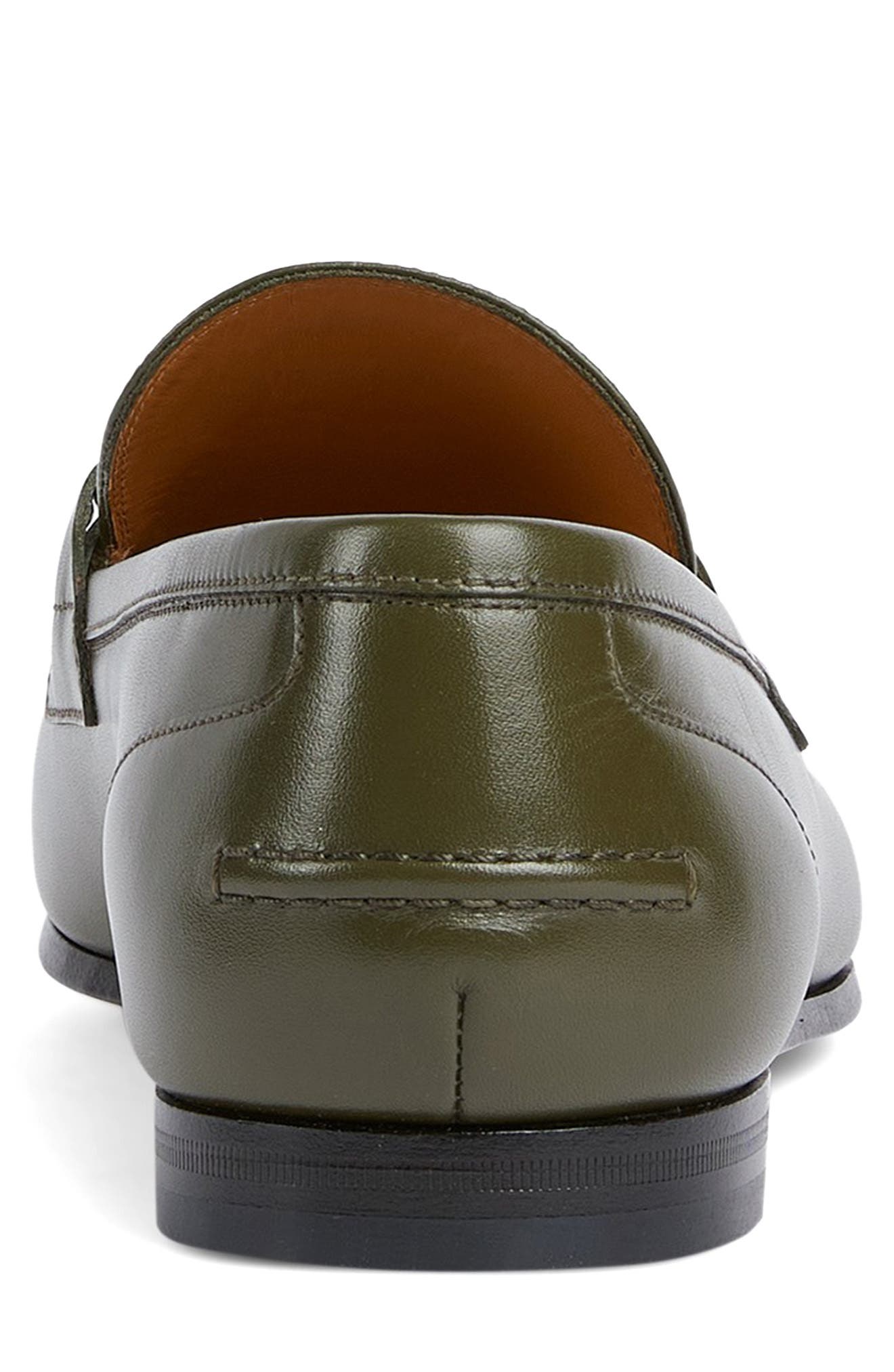 Jordaan Bit Loafer, Alternate, color, DARK GREEN BOTTLE