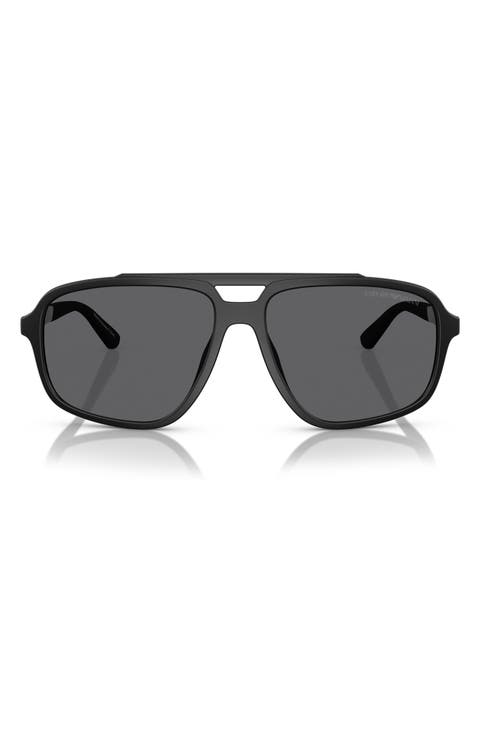 59mm Pilot Sunglasses
