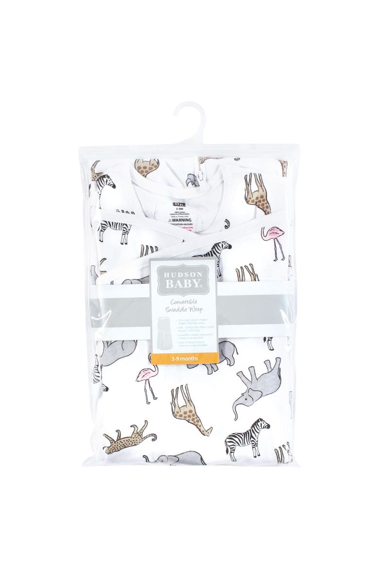 Swaddle-to-Sack Sleeper, Alternate, color, Modern Pink Safari