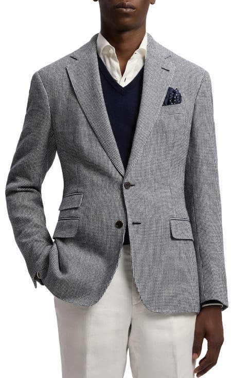 Tic Weave Microhoundstooth Sport Coat