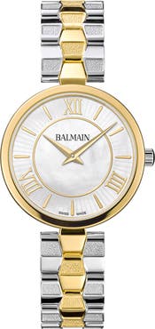 Balmain Mother-of-Pearl Stainless Steel Bracelet Watch