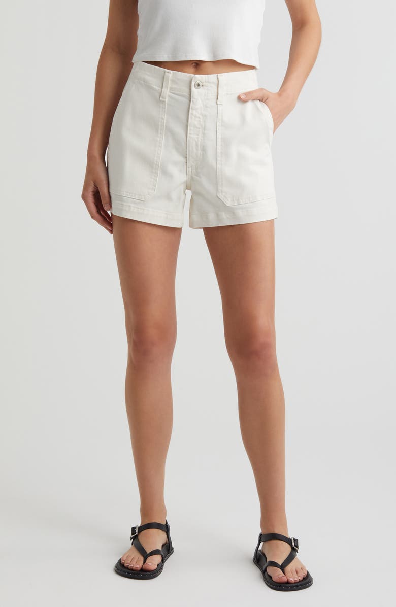 AG Analeigh Patch Pocket Denim Shorts, Main, color, 
