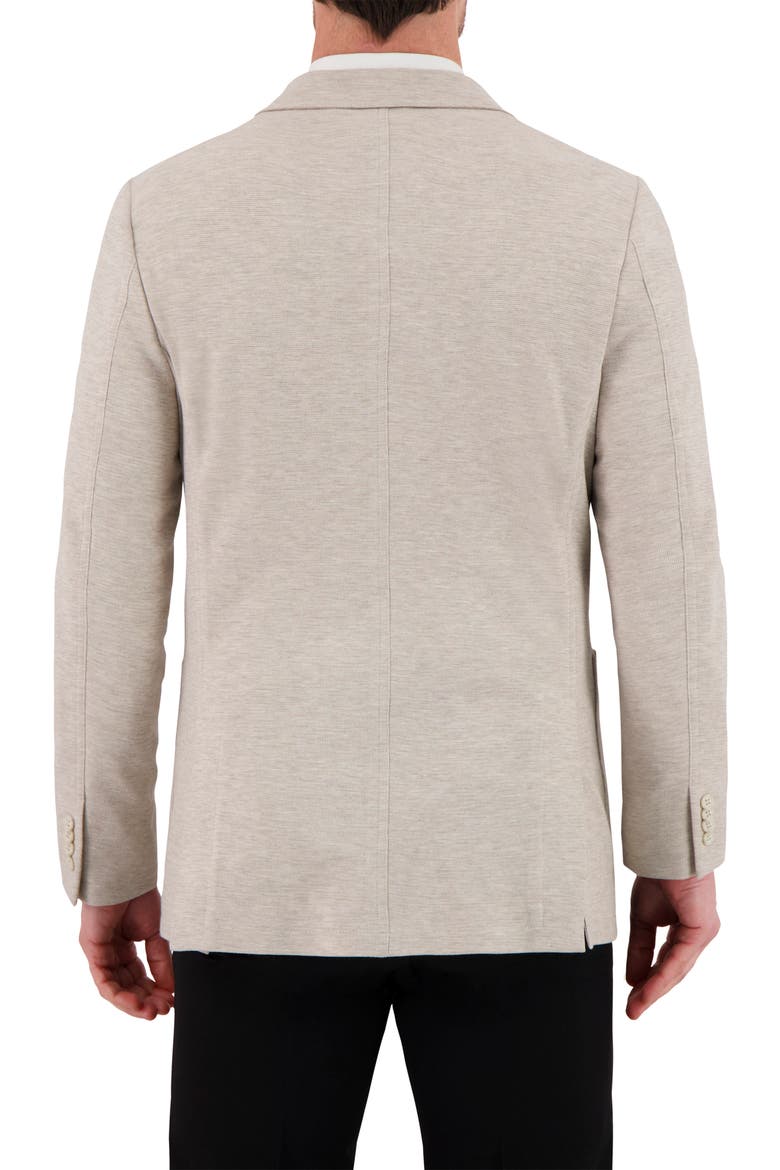 Unstructured Comfort Knit Cotton Blend Sport Coat, Alternate, color, TAN