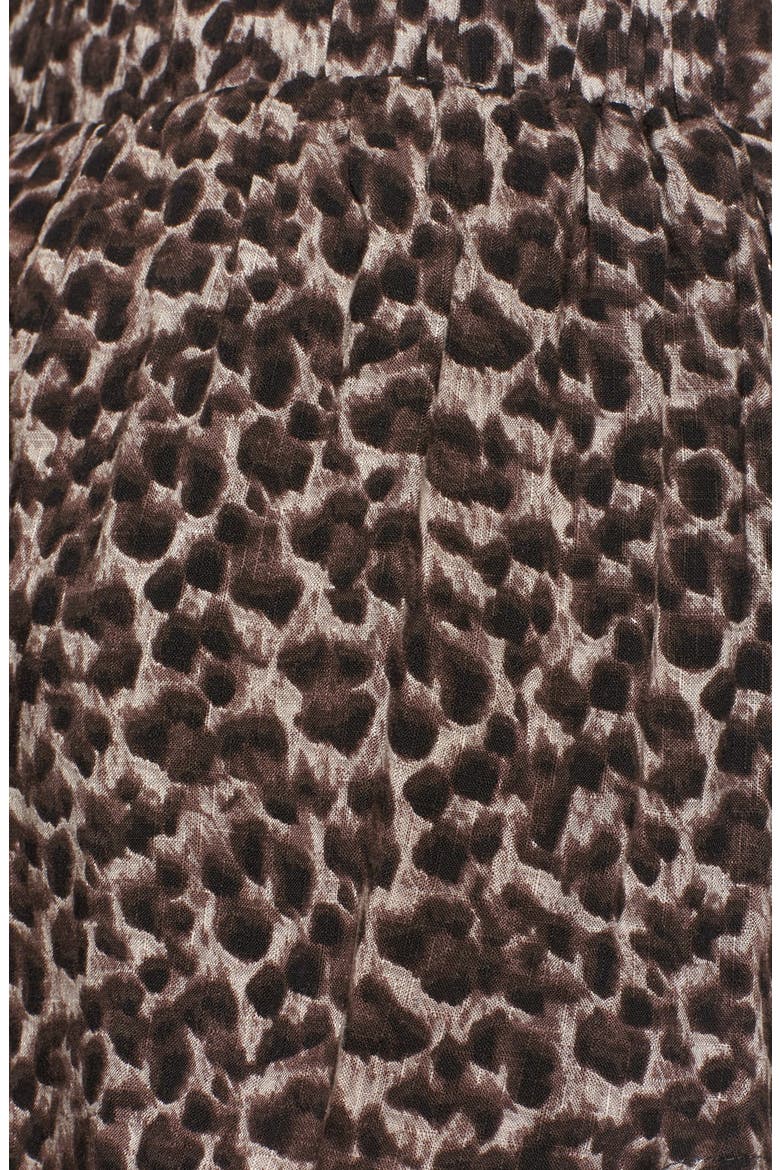 'Extreme Crossover' Leopard Print Shorts, Alternate, color, NATURAL COMBO