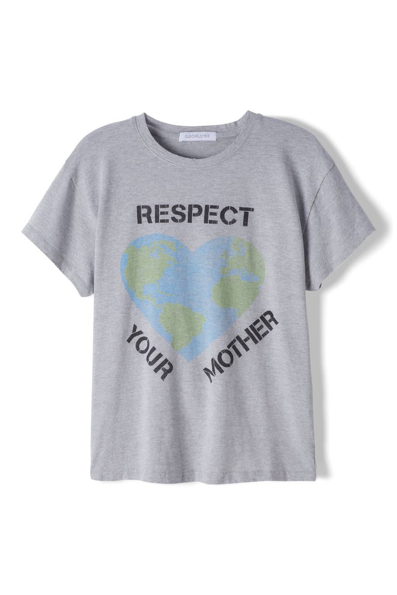 Respect Your Mother Graphic Tee, Main, color, HEATHER GREY
