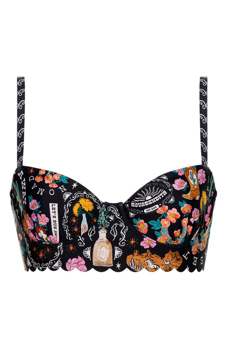 Agua Bendita Lauren Nopal Underwire Bikini Top, Alternate, color, 
