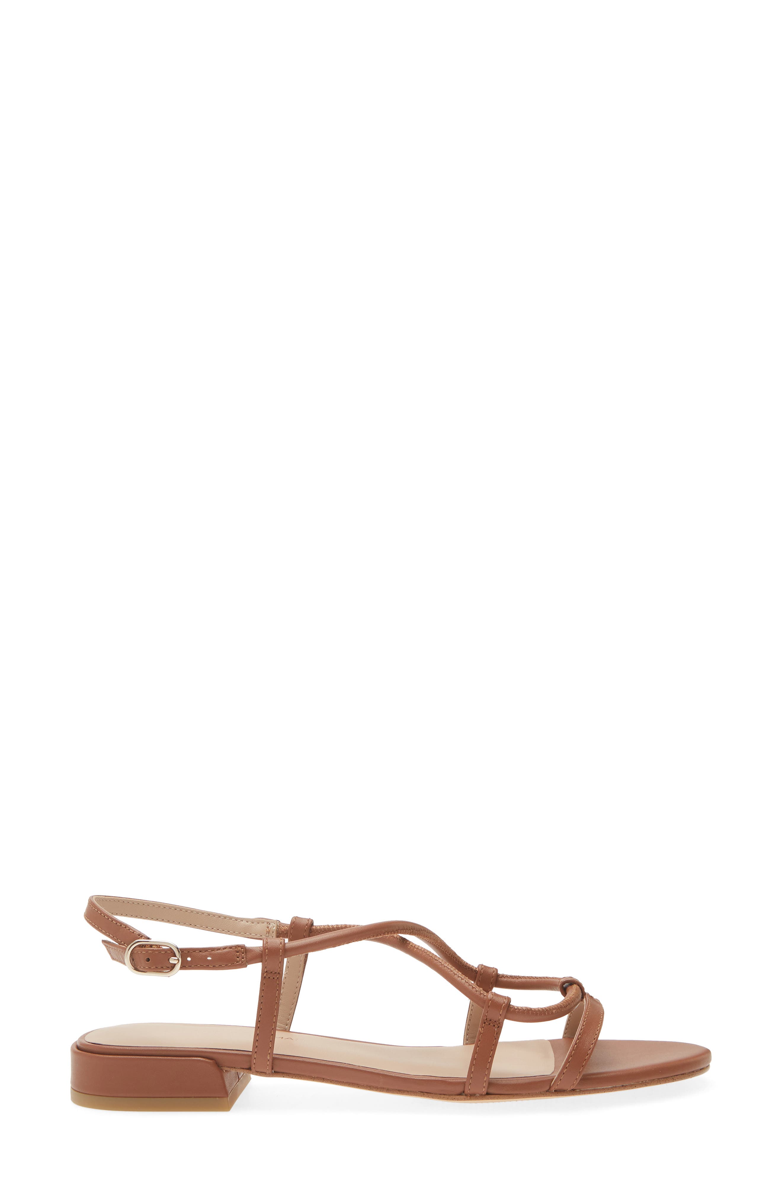 Stuart Weitzman Nilla Sandal, Alternate, color, Saddle