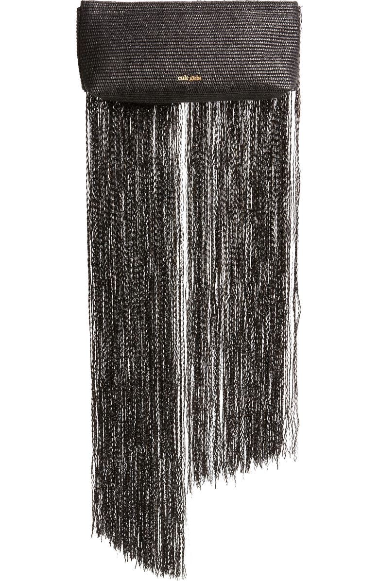 Cult Gaia Banu Mini Fringe Clutch, Alternate, color,