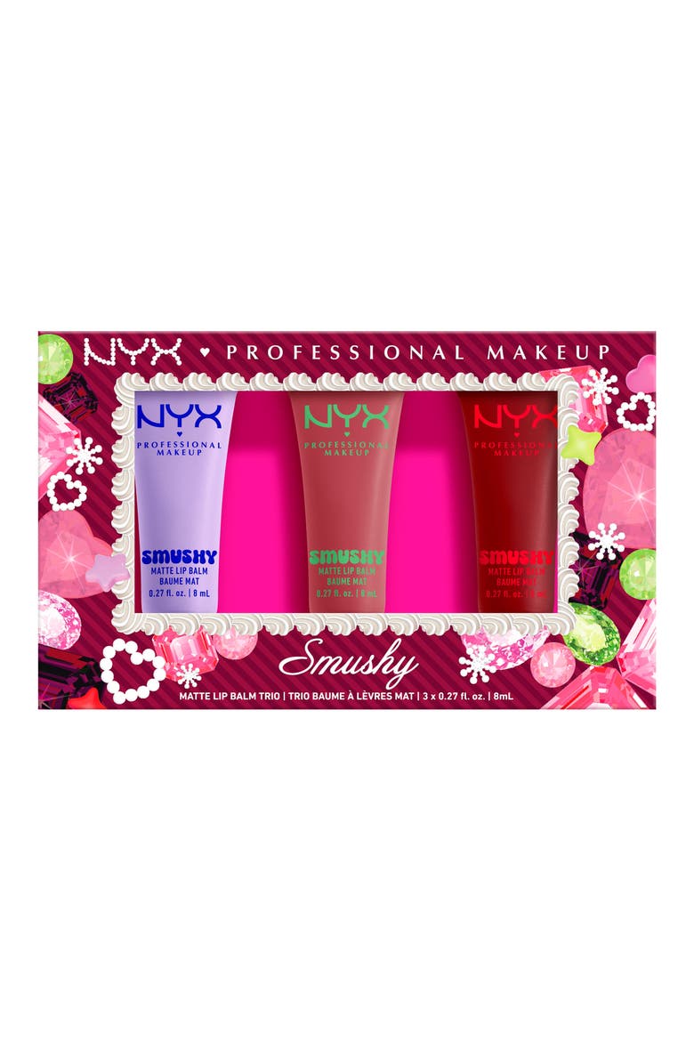 Smushy Matte Lip Balm Trio, Main, color, NO COLOR