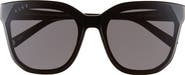 DIFF Gia 62mm Oversize Square Sunglasses