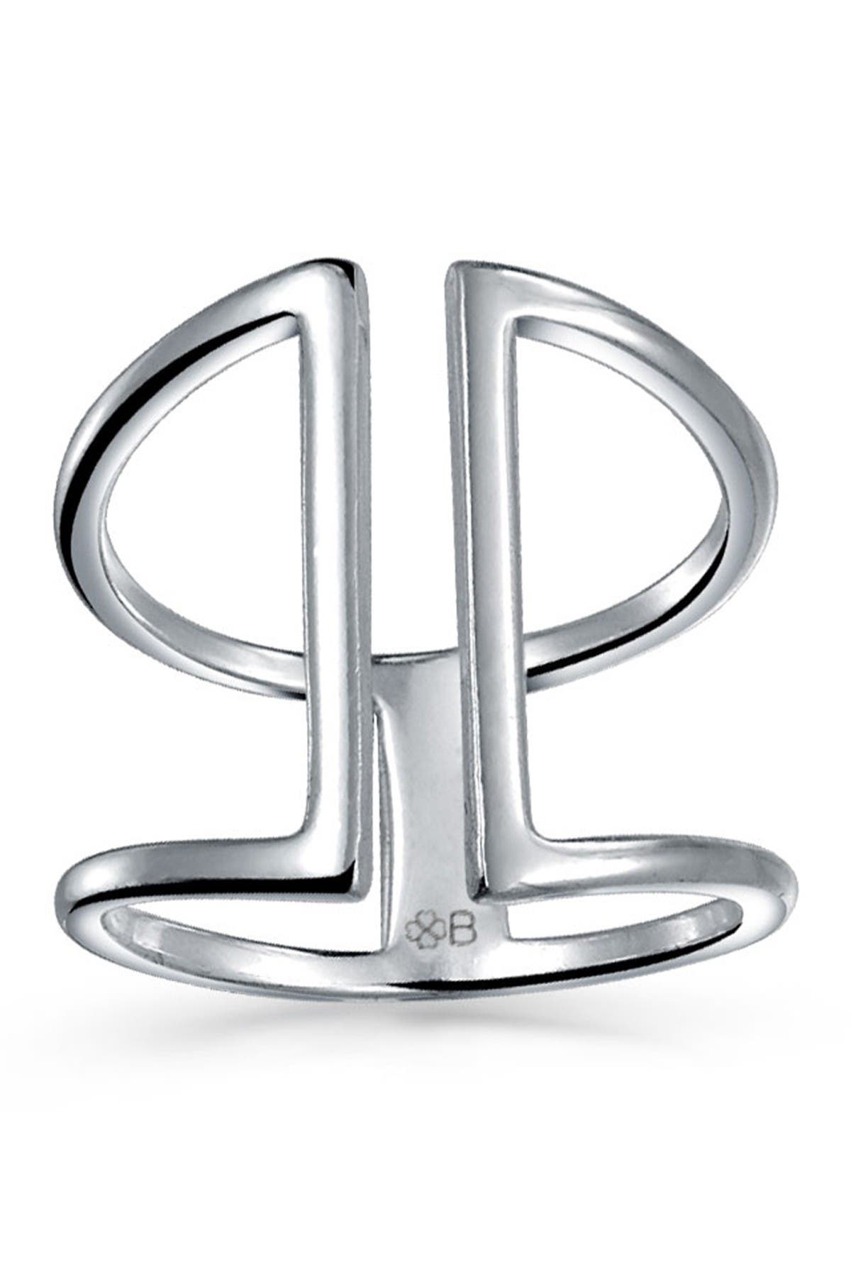 BLING JEWELRY Sterling Silver Parallel Bars Ring (Women) | Nordstromrack