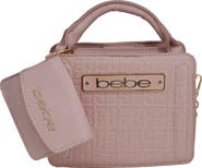 bebe Thea Mini Satchel with Pouch