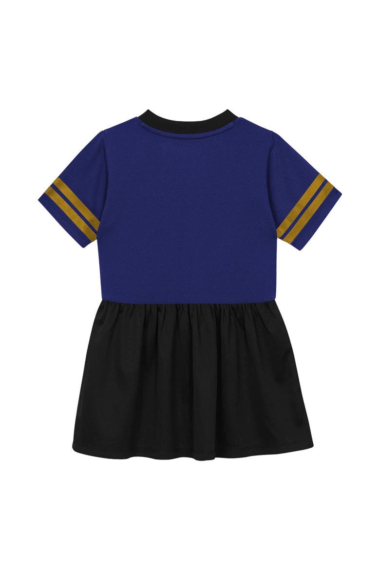 Toddler Outerstuff  Purple Baltimore Ravens Stadium Lights V-Neck Fashion Football Jersey Dress, Alternate, color, Purple