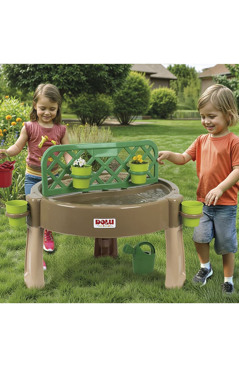 Dolu 4 In 1 Activity Table, Gardening, Alternate, color, Multicolored
