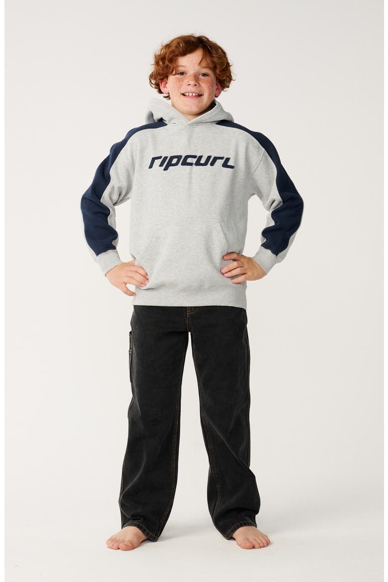 Kids' Archive Graphic Hoodie, Alternate, color, GREY MARLE