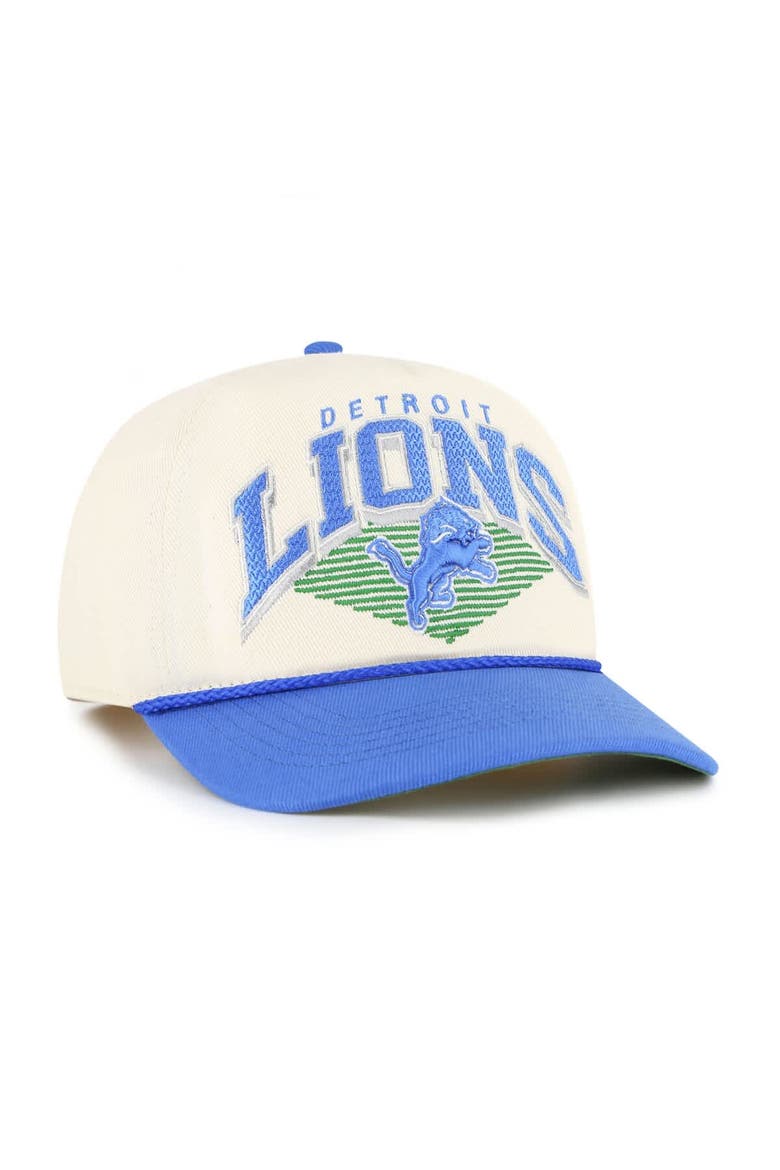 Men's '47 Cream Detroit Lions Pomona Rope Hitch Adjustable Hat, Alternate, color, Cream