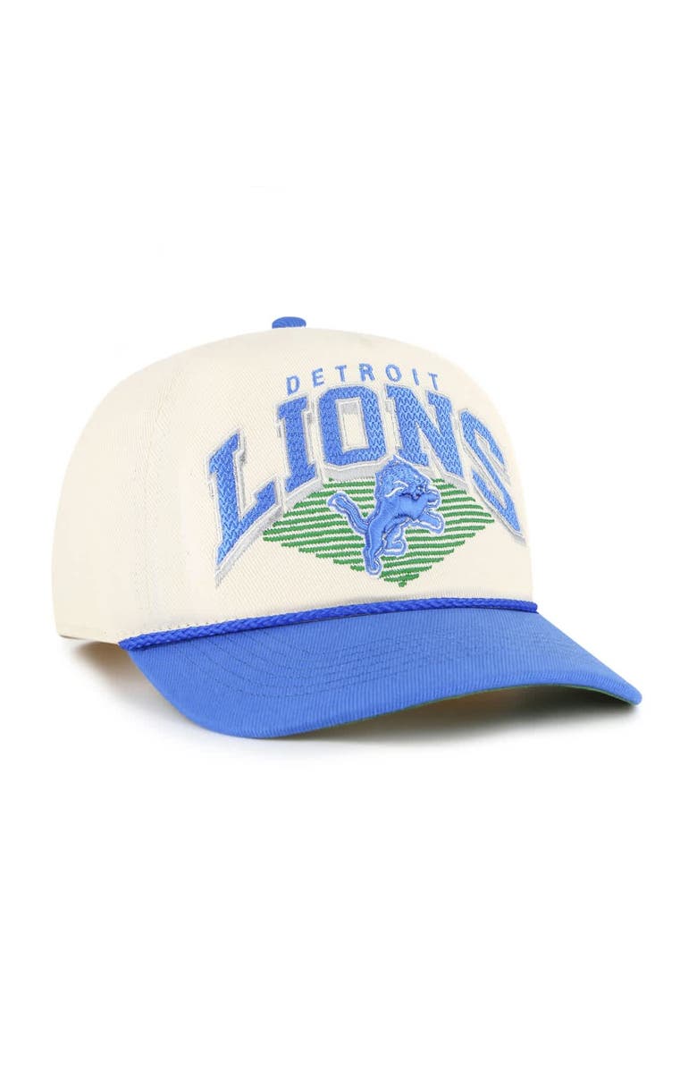 '47 Men's '47 Cream Detroit Lions Pomona Rope Hitch Adjustable Hat, Alternate, color, Cream