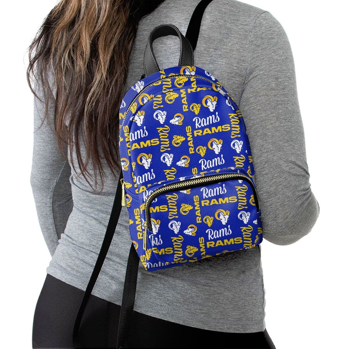 FOCO Youth FOCO Royal Los Angeles Rams Repeat Brooklyn Mini Backpack, Alternate, color, Royal