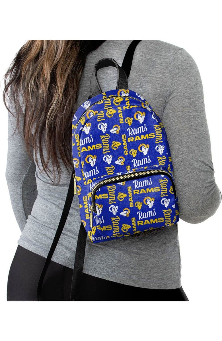 FOCO Youth FOCO Royal Los Angeles Rams Repeat Brooklyn Mini Backpack, Alternate, color, Royal