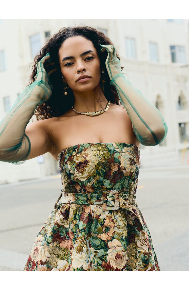 Eddy Daisy Dress, Alternate, color, Flora Floral Jacquard