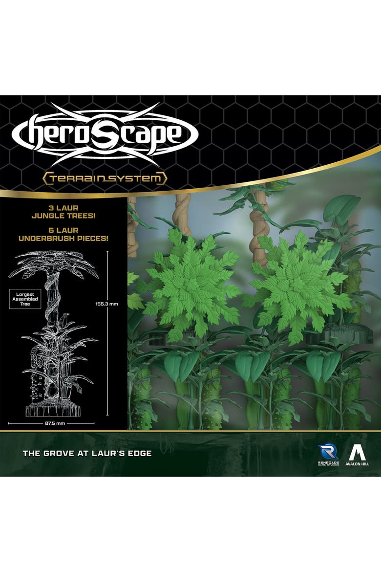 Heroscape The Grove At Laur's Edge Terrain Expansion, Alternate, color, Multicolored