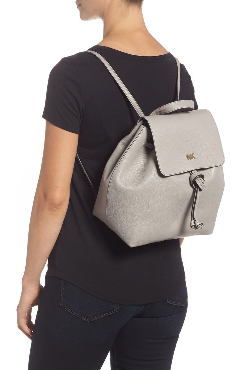 MICHAEL Michael Kors Medium Leather Backpack, Alternate, color,