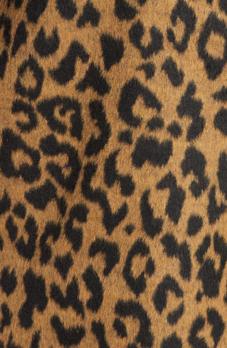 Bernardo Leopard Print Coat, Alternate, color, 