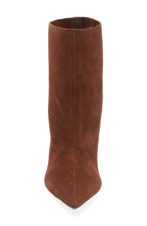 Chocolat Blu Lynette Block Heel Bootie In Brown