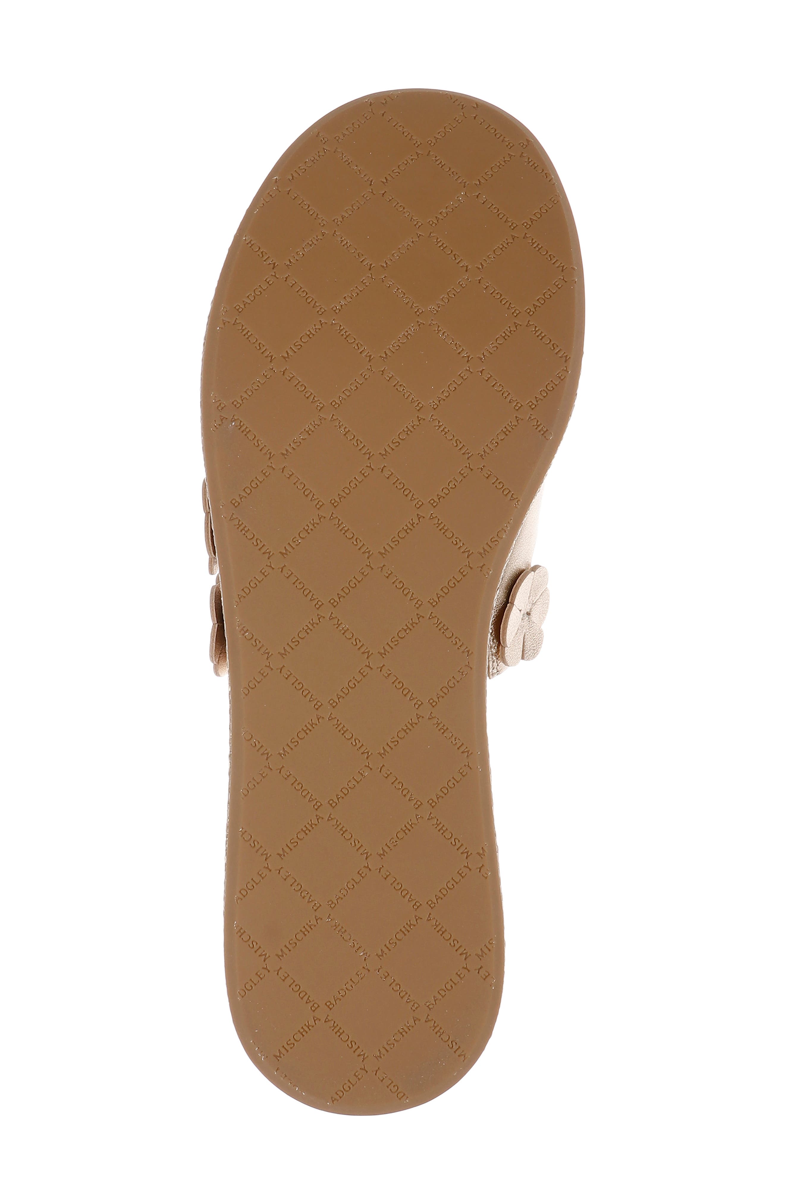 Wendall Platform Wedge Slide Sandal, Alternate, color, GOLD METALLIC