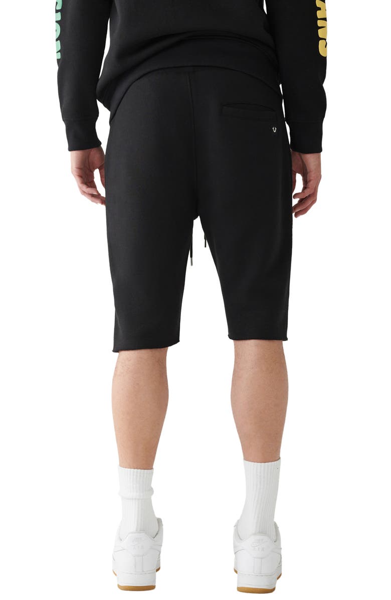 True Religion Brand Jeans Coaster Classic Cotton Blend Sweat Shorts, Alternate, color, 