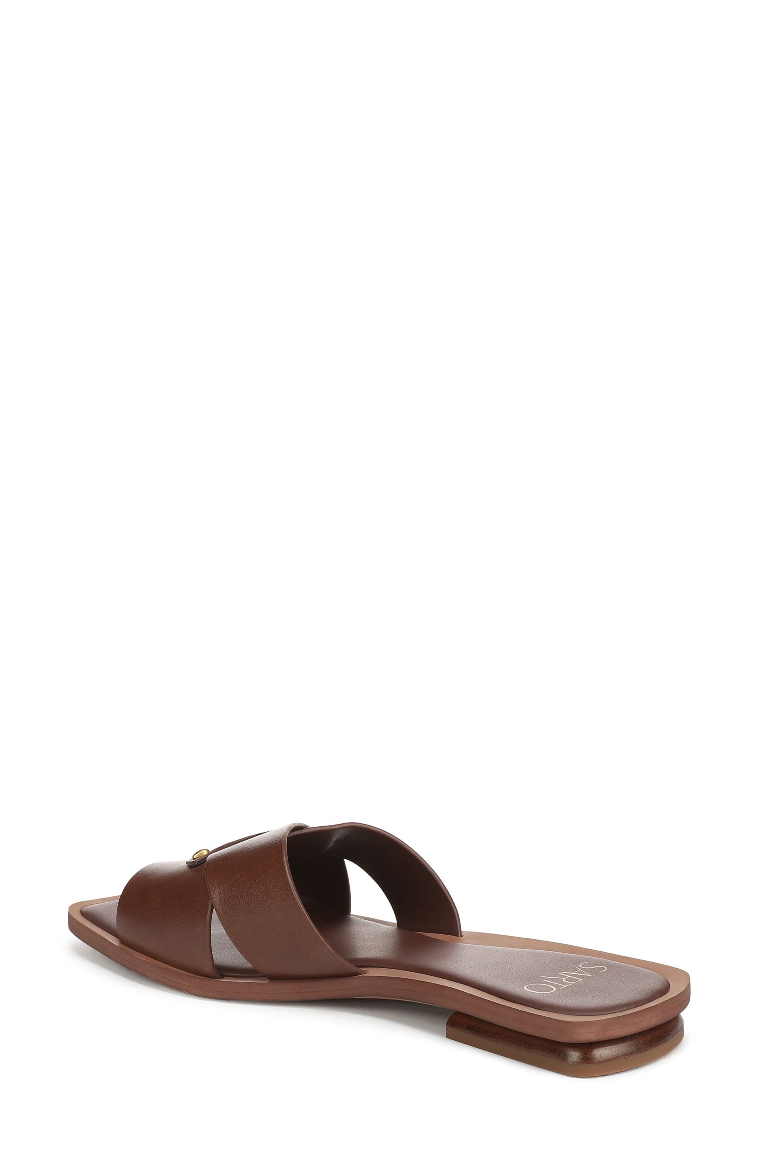 Etta Toe Loop Sandal, Alternate, color, COFFEE BEAN