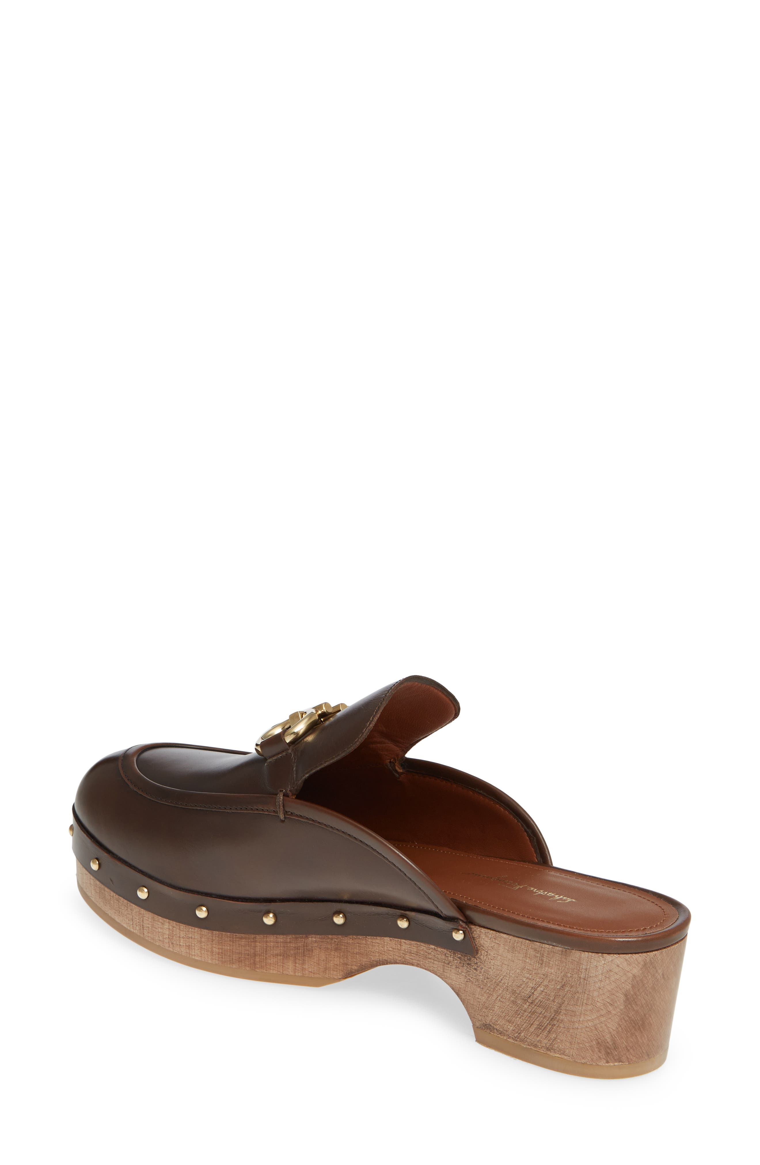 FERRAGAMO Salvatore Ferragamo Cleome Double Gancio Platform Clog, Alternate, color, 