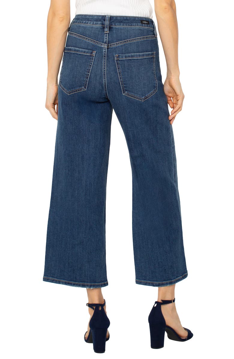 Liverpool Los Angeles Stride High Waist Crop Wide Leg Jeans, Alternate, color,
