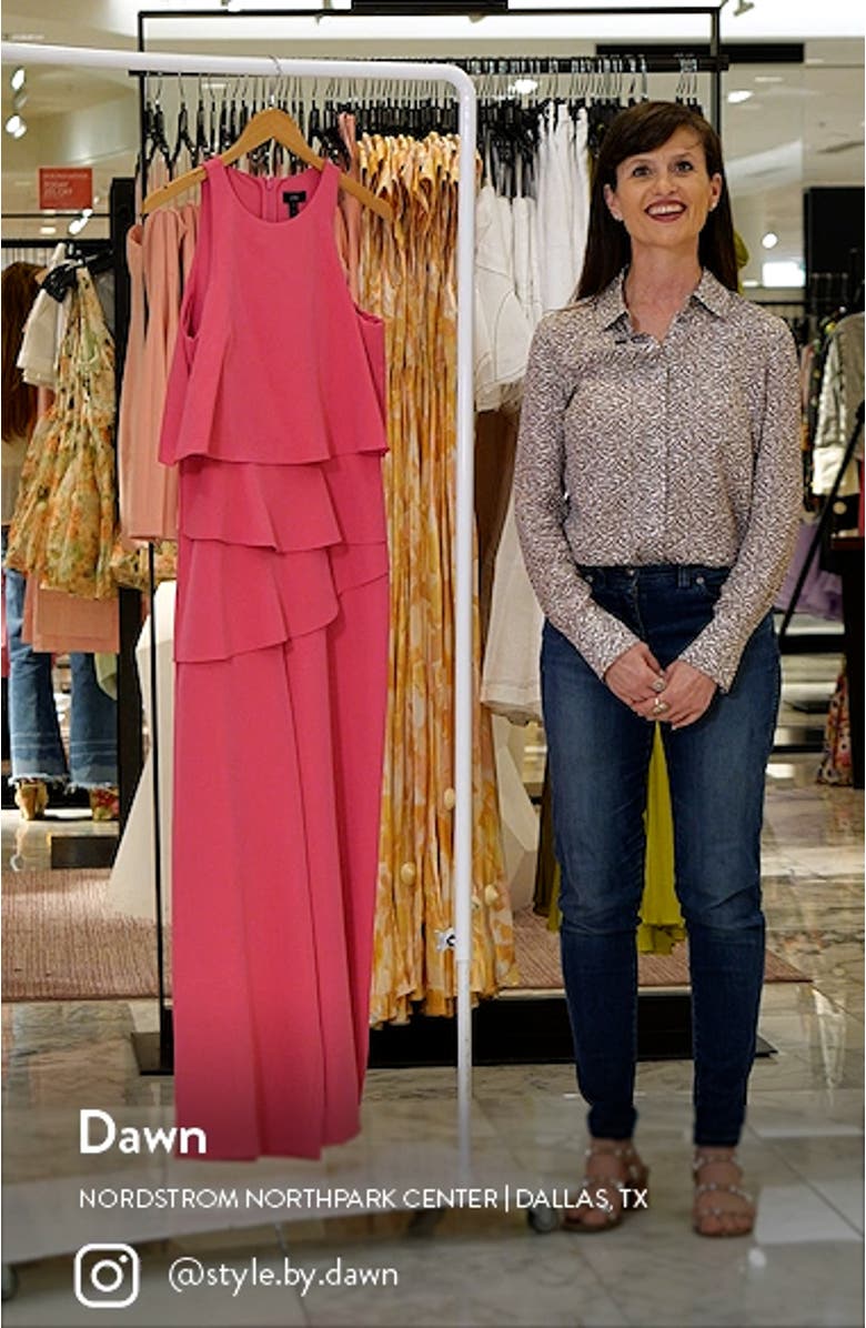 Layered Halter Neck Jumpsuit, sales video thumbnail