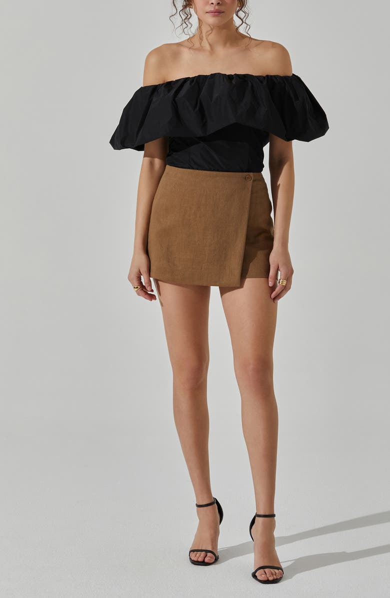 ASTR the Label Ruffle Off the Shoulder Top, Alternate, color, 