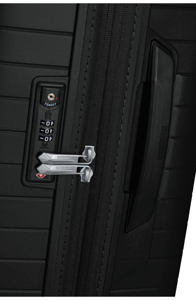 AMERICAN TOURISTER Fastfoward Expandable Hardside 22" Carry On Spinner, Alternate, color, Flash Black