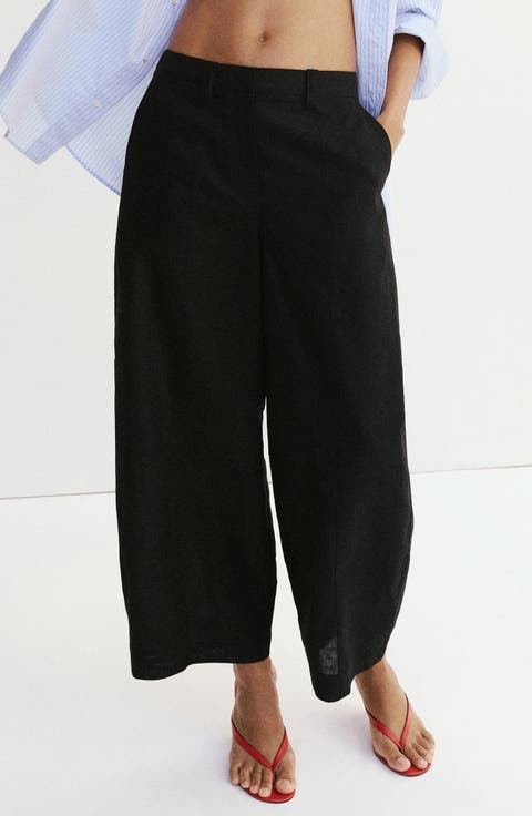 Linen & Cotton Balloon Pants